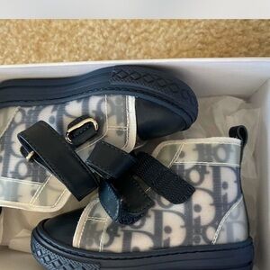 Kids Black and White Shoes